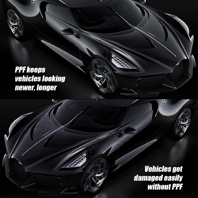 Wholesale TPU-Ultimate-Black Matte Paint Protection Film Manufacturer and  Supplier