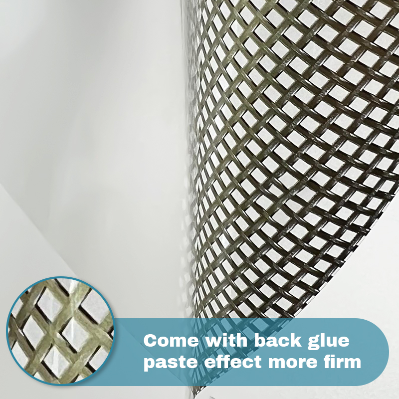 Fine metal honeycomb glass decorative film (4)