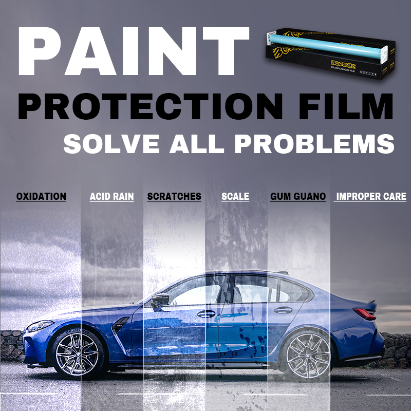 Aplicação bidirecional de película protetora de pintura