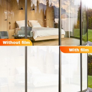 Residential Office Insulated Solar Control Window Film Frosted White