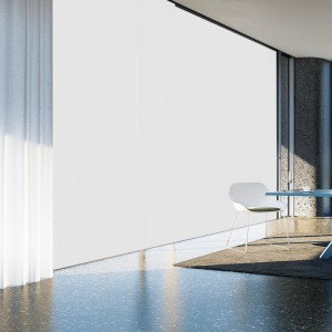 Isolierte Sonnenschutz-Fensterfolie für Wohngebäude und Büros, mattsilberfarben