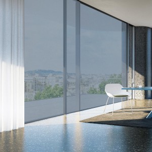 Izolovaná solární fólie na okna pro rezidenční kanceláře stříbrná modrá