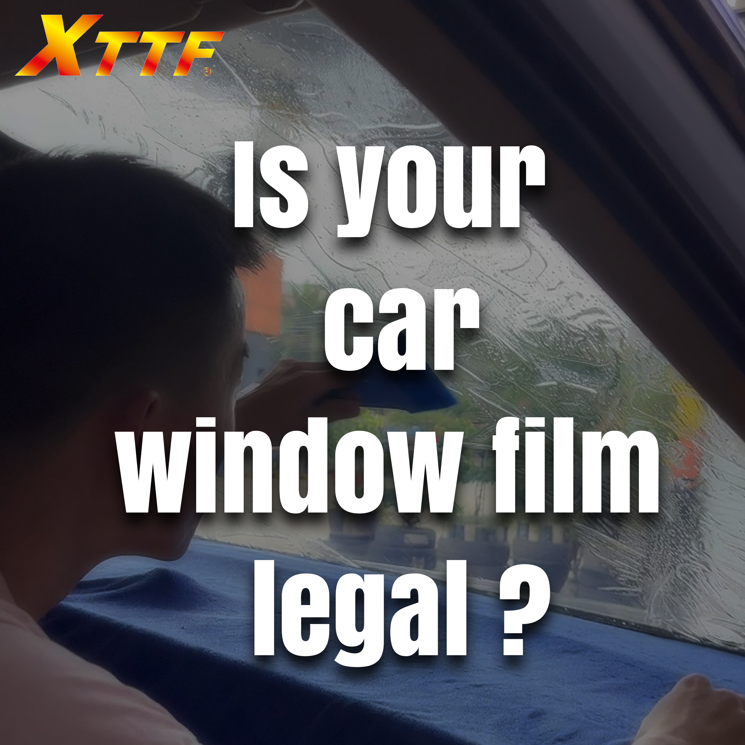 Är din bilfönsterfilm laglig?